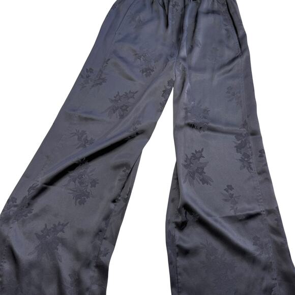 GANNI Black Satin Jacquard Pants XS / 2 - Picture 11 of 16